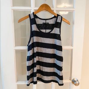 Rag & Bone striped lounge basic tank